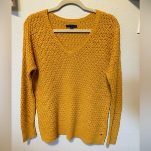 American Eagle Mustard Knit Sweater